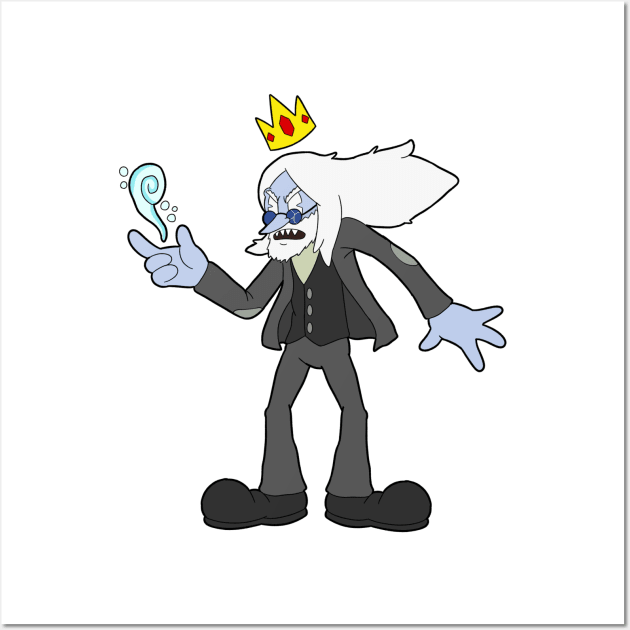 Ice king t-shirt and stickers Wall Art by Style cuphead 